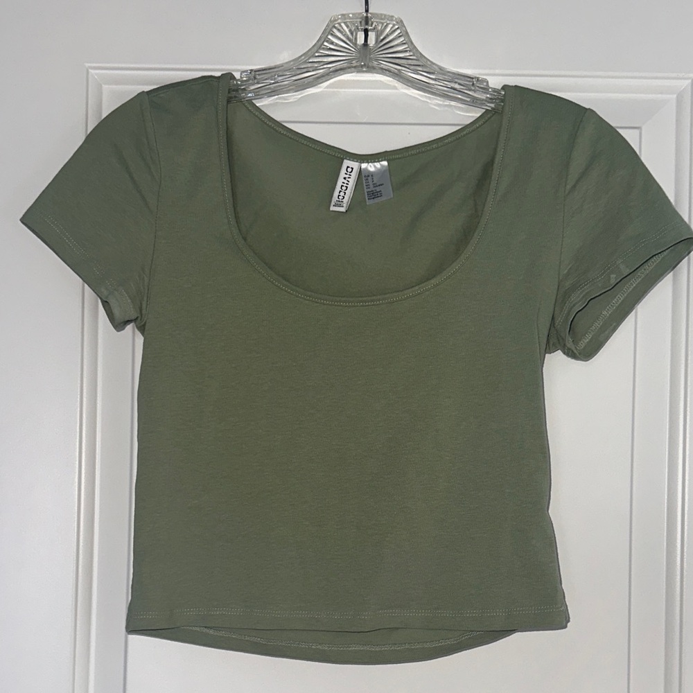 Divided Sage Green Short Sleeve Tee